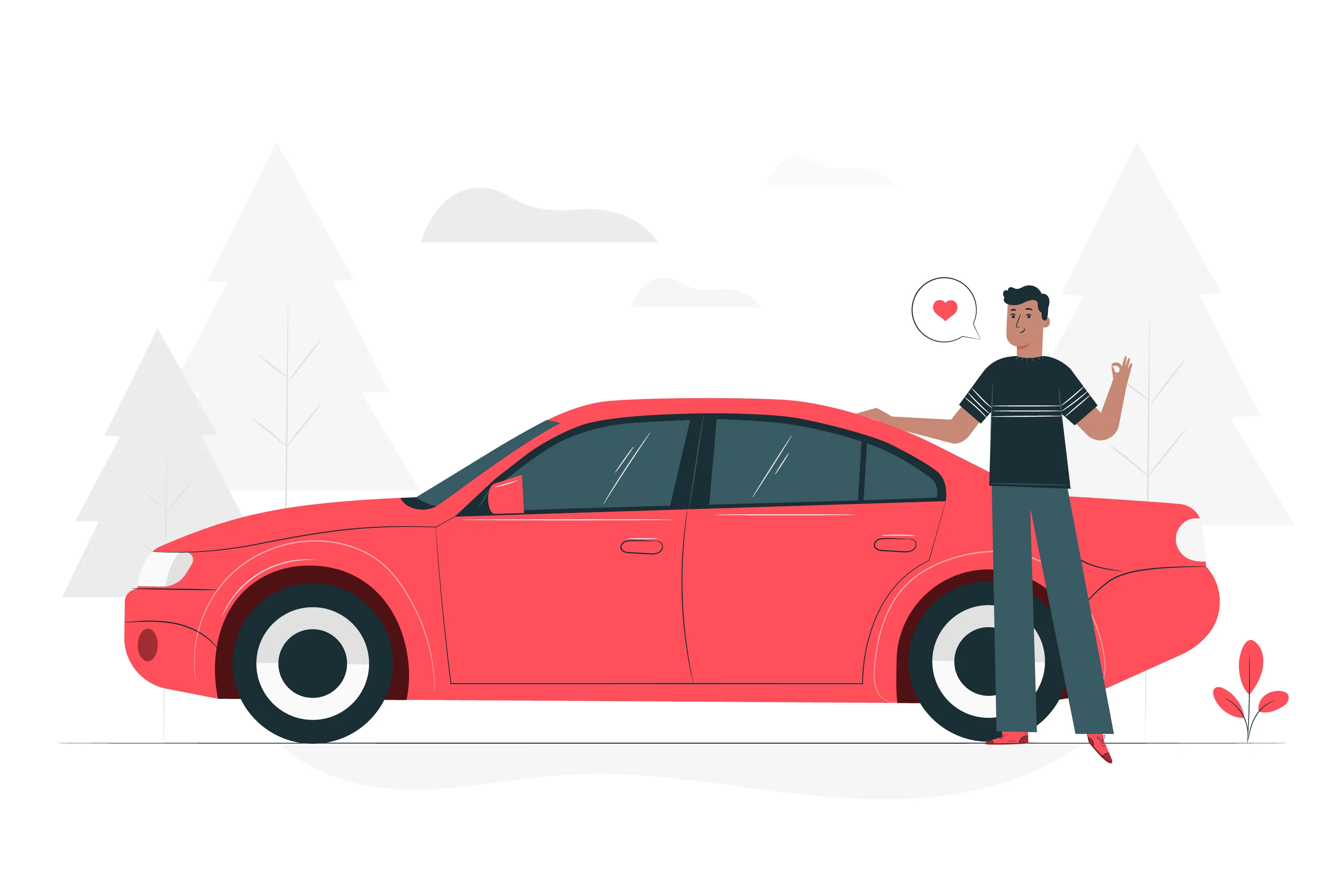 imagen auto rojo