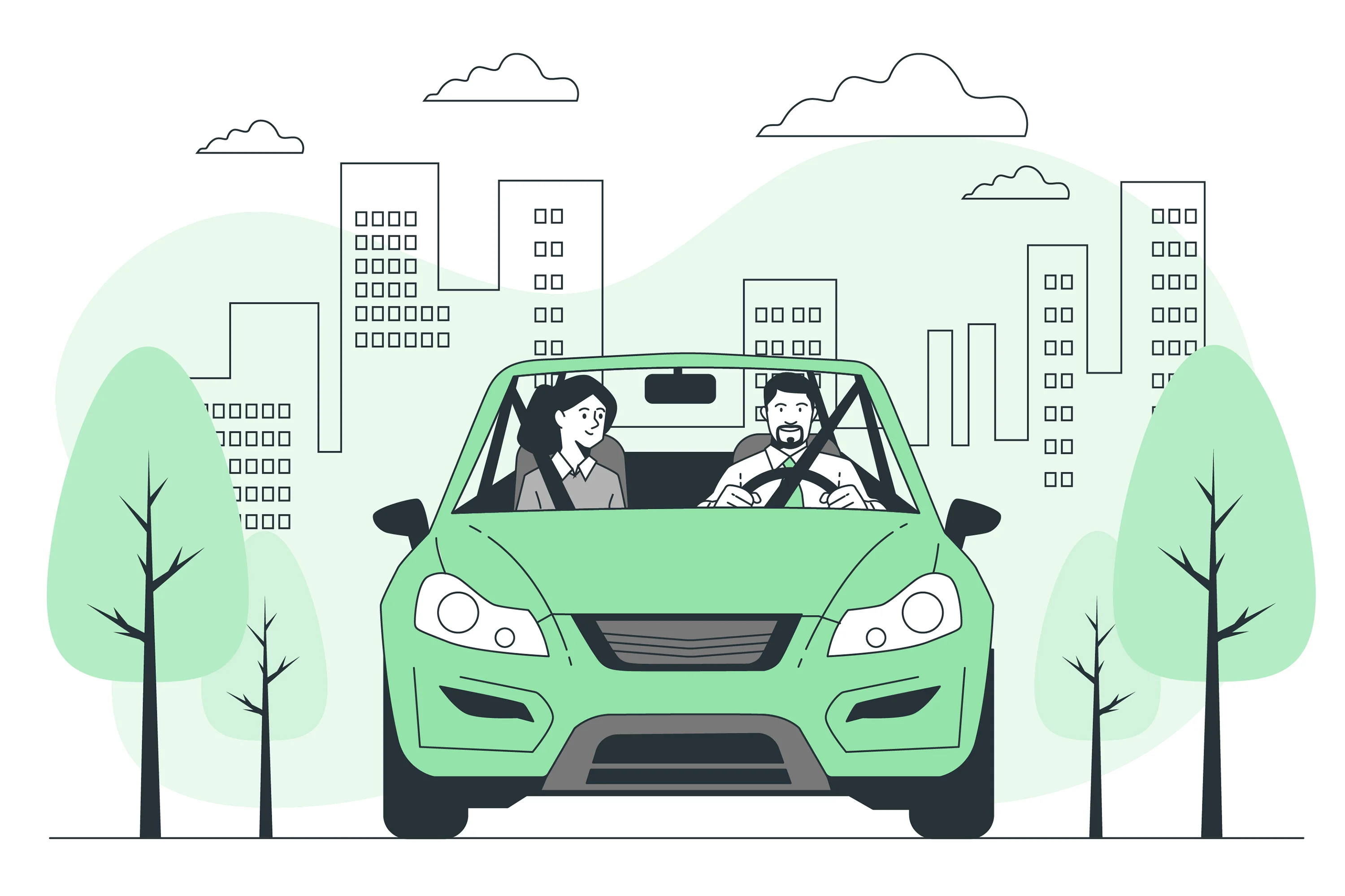 imagen auto verde